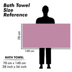 Urbanleaf Microfiber Large Bath Towel 300 Gsm | Quick Dry Super Absorbent Bath Towel For Men & Women | Pack Of 2 (Light Green & Purple)