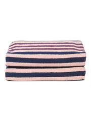 Ambra Linens Highly Absorbent Bath Towels 1 Kg | 100% Cotton, Soft & Plush All Seasons Use, Extra Large Size (Royal)- Pack Of 2