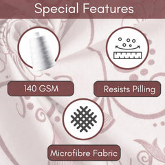 Bedsheet For Queen Size Bed With 2 Pillow Covers - 90 X 100 Inches, Maroon | Soft, Breathable, Wrinkle Free & Fade Resistant