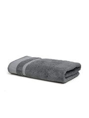 Spaces Hygro Cotton Bath Towel 600 Gsm | Blooms Softer When Washed Ultra Absorbency Dries You Quicker (Grey)
