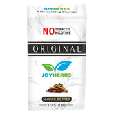 Herbal Cigarettes For Smoking 100% Tobacco Free & Nicotine Free - Made With Natural & Ayurvedic Herbs, Original Flavoured King Size Herbal Smoke Sticks Pack Of 10