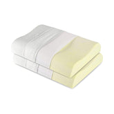 Cervical Pillow, For Neck & Shoulder Pain Relief, White, Standard Size | Memory Foam Pillow For Sleeping, Orthopedic Pillow For Spondylitis | Neck Support, Contour Medical Pillow - Set Of 2