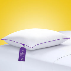 Ultimate Cozy Sleeping Pillow, Gel Microfiber Bed Pillow, White, King Size | Bed Pillow For Long Lasting Fluffiness, Breathable & Hypo - Allergenic Cushion For Bed - Pack Of 1