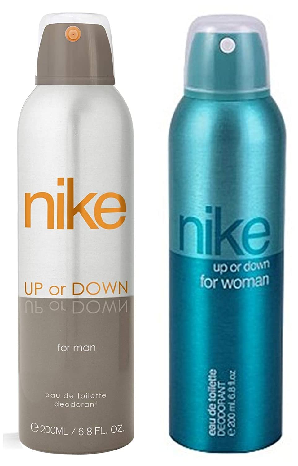Nike Up Or Down Eau De Toilette Long Lasting Deodorant 400ml 13.5 Fl.oz. Pack Of 2 | Perfect Gift For Husband & Wife Nike Up Or Down Eau De Toilette Long Lasting Deodorant 400ml 13.5 Fl.oz. Pack Of 2 | Perfect Gift For Husband & Wife