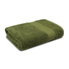 Hanorix 100% Cotton Bath Towels 500 Gsm | Bath Towels Large Size Soft & Absorbent Bath Towel (Green)