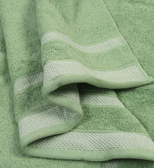 Mafatlal Premium Cotton Bath Towel 1100 Gsm | Quick Dry, Durable Long Size Towel- Pack Of 2 (Blue & Green)