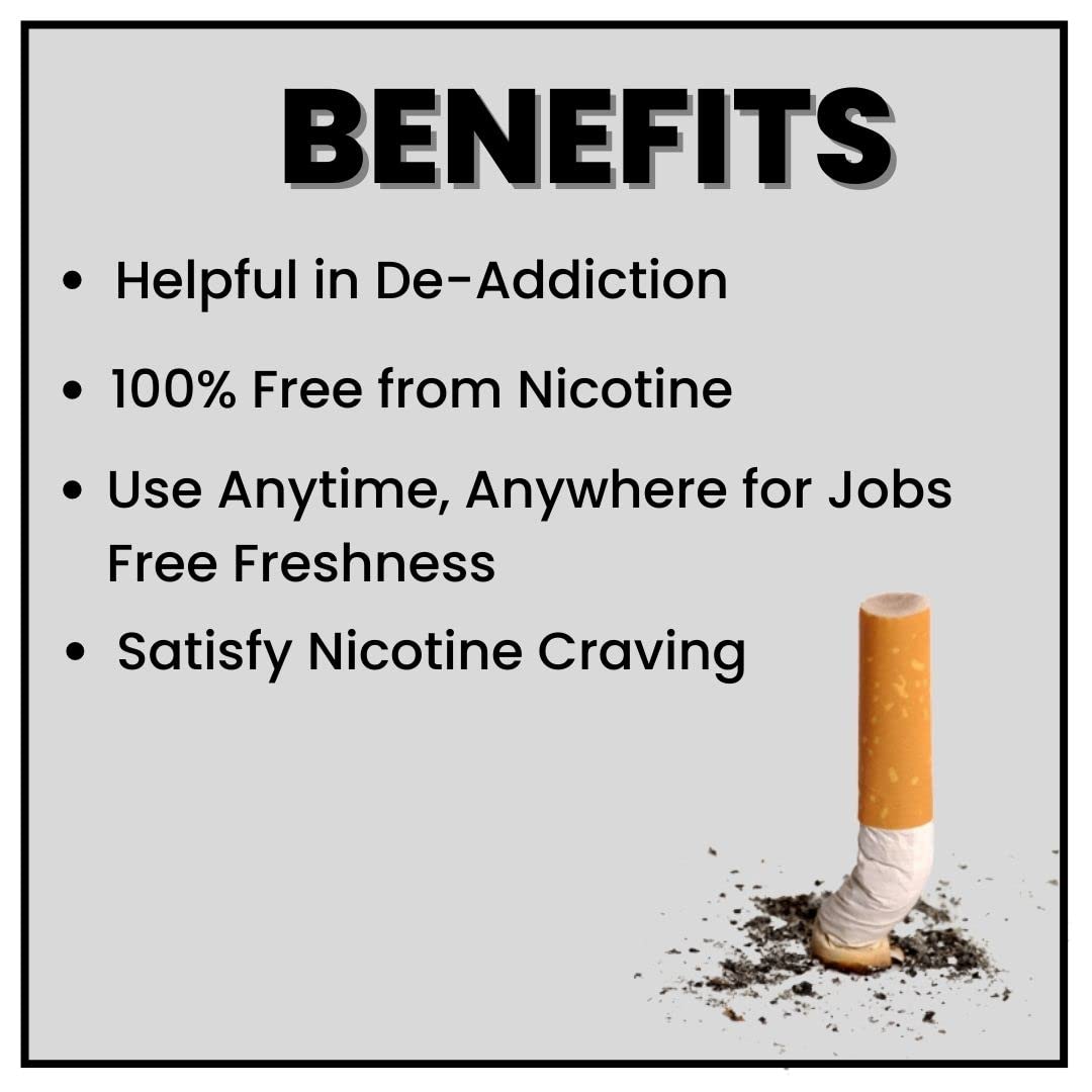 Royal Swag Herbal Cigarette Regular, Frutta Flavoured 400 Sticks 100% No Nicotine & No Tobacco - Smoking Cessation & 100% Natural 20ml Shot Anti Addiction Spray | Pack Of 400 Royal Swag Herbal Cigarette Regular, Frutta Flavoured 400 Sticks 100% No Nicotine & No Tobacco - Smoking Cessation & 100% Natural 20ml Shot Anti Addiction Spray | Pack Of 400