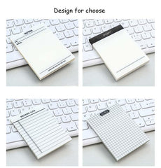 Self-Adhesive Transparent Sticky Notes & Invisible Sticker Clear Memo Pads - 200 Sheets
