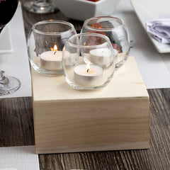 WHITE WAX TEALIGHT CANDLES SET OF 100 | PERFECT DECOR CANDLE FOR NIGHTS EVENTS