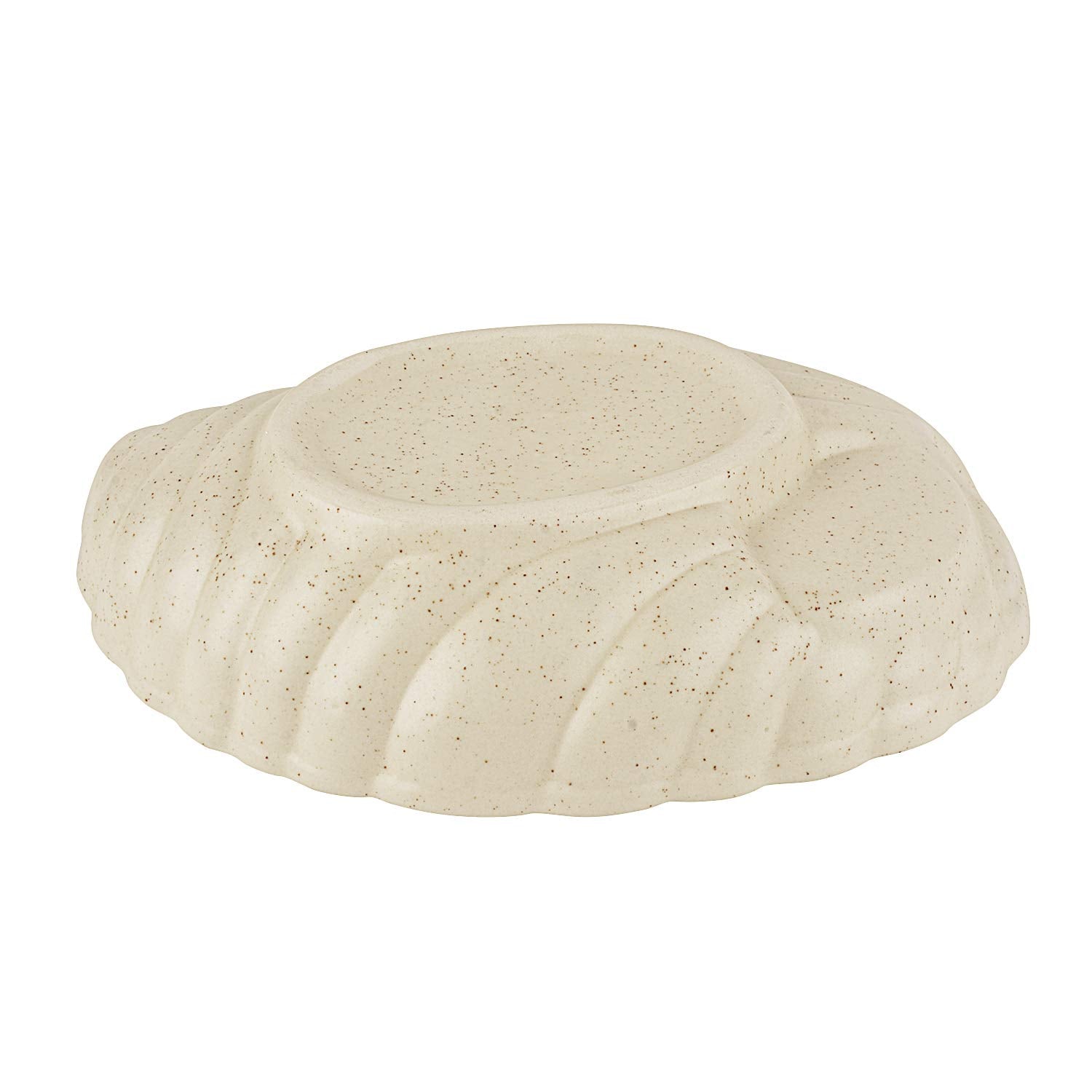Ceramic Snacks Serving Platter With Dip Cup - Off White, 8 Inches | Nachos & Snack Serving Platter Ceramic Snacks Serving Platter With Dip Cup - Off White, 8 Inches | Nachos & Snack Serving Platter