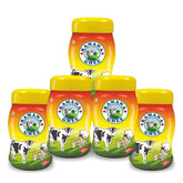 Organic Indian Cow Ghee By Ramana Ghee | Highly Nutritious Pure Traditional Ghee Perfect For Bakes Cookies | 2.5 Litre (500ml * 5) 84.5 Ounce | Jar Pack