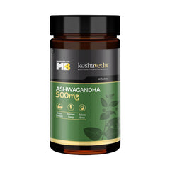 Muscleblaze Koshaveda Ashwagandha 500mg Ayurveda For Performance, Ayush Approved, High Strength Potent Formula, Boost Muscle Mass & Strength, Enhance Immunity | 60 Tablets 100gm 0.2lbs