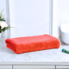 Black Gold The Finer Touch Microfiber Bath Towels 500 Gsm | Super Absorbent, Lightweight, Ultra-Soft, Fade Resistant (Red)