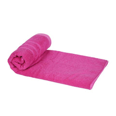 Nexhouse 100% Cotton Bath Towel 550 Gsm | Ultra Absorbent, Soft Feel, Quick Dry Fabric Bath Towel (Pink)