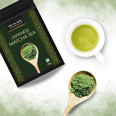 TE-A-ME Japanese Matcha Green Tea - 50gm, 1.7 Ounce | Boosts Metabolism & Weight Loss - Rich In Antioxidant | Zip Lock Pouch
