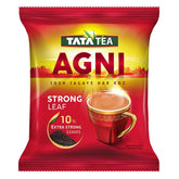Tata Tea Agni Chai Patti - 250gm, 8.8 Ounce | Strong Chai With 10% Extra Strong Leaves - Loose Leaves Black Tea, Medium Caffeine Chai Patti