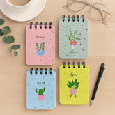 Pocket, Size Notepad 100 Pages, Mini Memo Pads For Daily Notes, Lists, Work - Nature Notes, 4pcs
