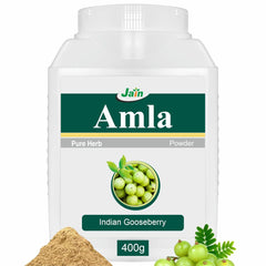 Jain Amla Phyllanthus Emblica, Indian Gooseberry Powder, Pure Amla Powder 100 % | 400gm 0.8lbs