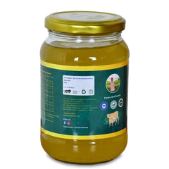 Pure Premium A2 Gir Cow Ghee By Farmin | Traditional Curd Churned Pure Desi Ghee Good For Cooking | (500ml) 16.9 Ounce | Jar Pack