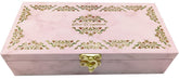 Designer Wodden Fancy Shagun Gift Boxes For Wedding, Shagun Cash Box Or Money Box With Mgi Printing For Wedding, Engagement, Holi, Diwali, Baby Showers, Colour - Rose Pink