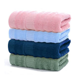 Mush Bamboo Bath Towel 550gsm | Bath Towel For Women & Men Skin Friendly Fabric Micro Fibre Bath Towel Set Large Size (Set Of 4) - Multicolor