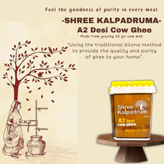 Pure Organic A2 Desi Cow Ghee By Shree Kalpadruma | Pure Cow Ghee For Better Digestion & Immunity Good For Health | (5 Litr) 169.0 | Jar Pack
