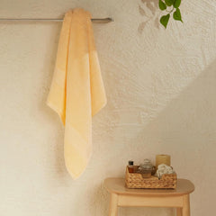 Livspace Bath Towel 475 Gsm | Bath Towels Large Size 100% Cotton, Solid Dyed, Super Soft, Absorbent (Paleto Collection - Buttercream)