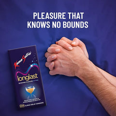 Kamasutra Longlast Condom For Men | Dotted | Combo Pack Of 20