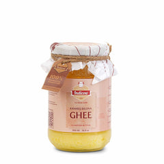 Pure Natural Kankrej Bilona A2 Cow Ghee By Indicow | Rich In Vitamins A, E Healthy Desi Cow Ghee Good For Bones Health | (500ml) 16.9 Ounce | Jar Pack