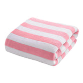 Maxoshine Microfiber Towels For Bath Large Size-Super Soft Coral Fleece Bathing Towel With Hook Quick Dry Super Absorbent-Bath Towel (Peach)