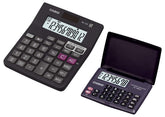 Casio MJ-12D 150 Steps Check And Correct Desktop Calculator & Casio LC-160LV-BK Portable Calculator With Flap Cover