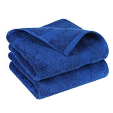 Hanorix 100% Cotton Large Size Bath Towel 900 Gsm | Soft Bath Towel For Men & Women Ultra Absorbent Cotton Towel Soft & Absorbent Towel (Blue) - Pack Of 2