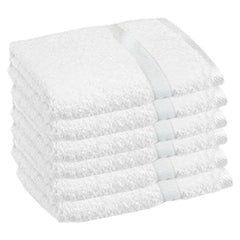 N G Products 100% Cotton Bath & Swim Towel 2400 Gsm | Super Absorbent & Soft Antibacteria Towel Set (White) - Pack Of 6