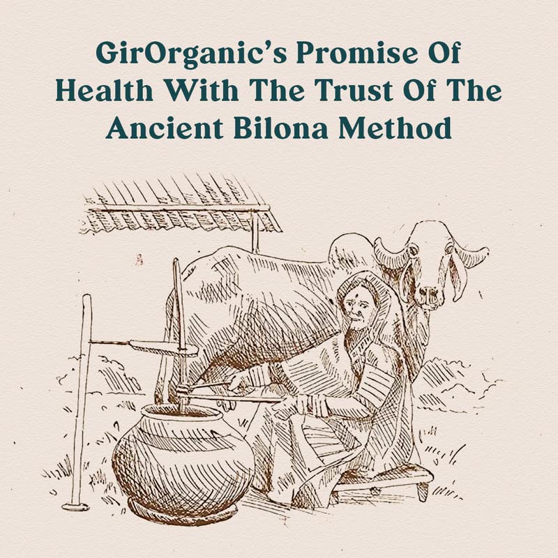 100% Pure A2 Gir Cow Ghee By Girorganic | Rich In Nutrients Healthy & Protein Fiber Pure Desi Ghee Perfect For Calcium | (250ml) 8.4 Ounce | Jar Pack 100% Pure A2 Gir Cow Ghee By Girorganic | Rich In Nutrients Healthy & Protein Fiber Pure Desi Ghee Perfect For Calcium | (250ml) 8.4 Ounce | Jar Pack