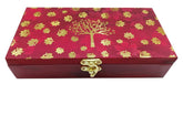Designer Wodden Fancy Shagun Gift Boxes For Wedding, Shagun Cash Box Or Money Box With Mgi Printing For Wedding, Engagement, Holi, Diwali, Baby Showers, Colour - Multicolour