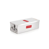 Stainless Steel Jewellery Box Organisers For Women | Cash Box For Home & Shop Counter With Locking System & Glossy Finish, Large