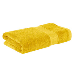 Wakefit 100% Cotton Bath Towels Large Size 500 Gsm | Bathing Towel For Men & Women Terry -1 Pieces (Sunshine Yellow)