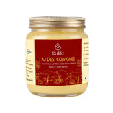 Premium A2 Desi Cow Ghee By Rulife | Bilona Method Curd-Churned Healthy Desi Ghee Good For Heart Health | (500ml) 16.9 Ounce | Jar Pack