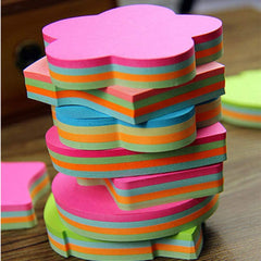 300 Sticky Notes, Shaped Multicolor Self-adhesive Removable Sticky Note | Colorful In Shapes
