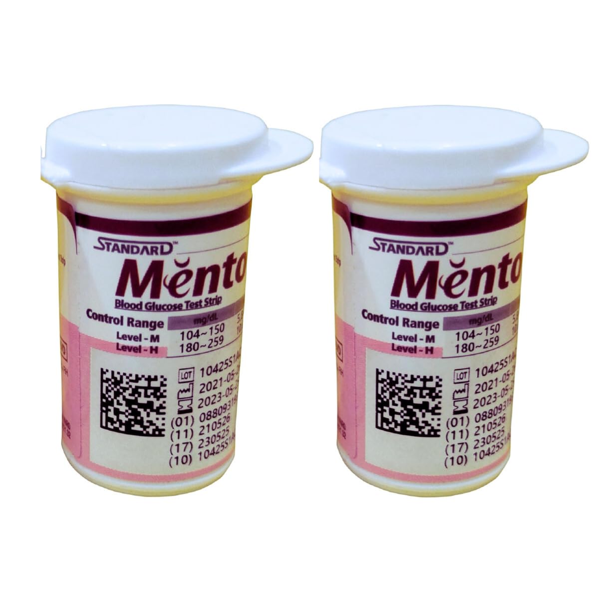 Standard Mentor Blood Glucose Test Strips - Pack Of 50 | Blood Glucose Monitoring Strips - No Coding Standard Mentor Blood Glucose Test Strips - Pack Of 50 | Blood Glucose Monitoring Strips - No Coding
