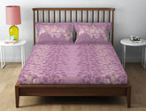 100% Cotton Double Bedsheet With 2 Pillow Cover - 90 X 100 Inches, Blush | Soft & Breathable, Comfortable & Durable Bedding For All Seasons