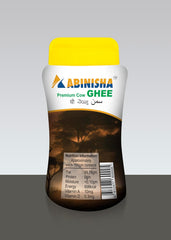 100% Pure Cow Ghee By Abinisha | Good Source Of Energy & Nutrients Healthy Desi Ghee Perfect For Sweets | (500ml) 16.9 Ounce | Jar Pack