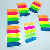 125 Pcs Arrow Flags Index Tab, Fluorescent Self Sticky Notes, Text Highlighter For College, School