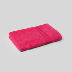 Kopa Quick Dry 100% Cotton Soft Terry Bath Towel 380 Gsm | Quick Dry 100% Cotton Super Absorbent, Lightweight (D'Ross) Bath Towel (Pink)