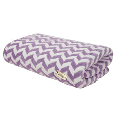 Khillayox Microfiber Hudson Large Size Bath Towel 400 Gsm (Purple)