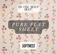 100% Cotton Feel Bedsheets With 2 Large Size Pillow Covers | 90 X 100 Inches, Peach & Pink - Double Bed King Size | Soft & Breathable & Wrinkle Free Premium Printed Design