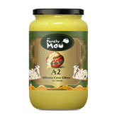 100% Pure Premium A2 Cow Ghee By AMP Purely Moo | Natural & Healthy Desi A2 Cow Ghee Perfect For Overall Health | 2 Litre (1 Litr * 2) 67.6 Ounce | Jar Pack