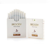 Aarogyam Herbals Moody Cigarette 100% Tobacco & Nicotine Free Smoke For Relieve Stress & Mood Enhance Of Smokers - 10 Sticks In Each Packet Clove Flavour 1 Packet