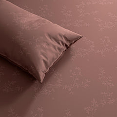 100% Cotton Plain King Size Bedsheet With 2 Pillow Covers | 108 X 108 Inches, Dusty Rose | Breathable & Skin Friendly - Soft & Durable For Everyday Use & Bedroom