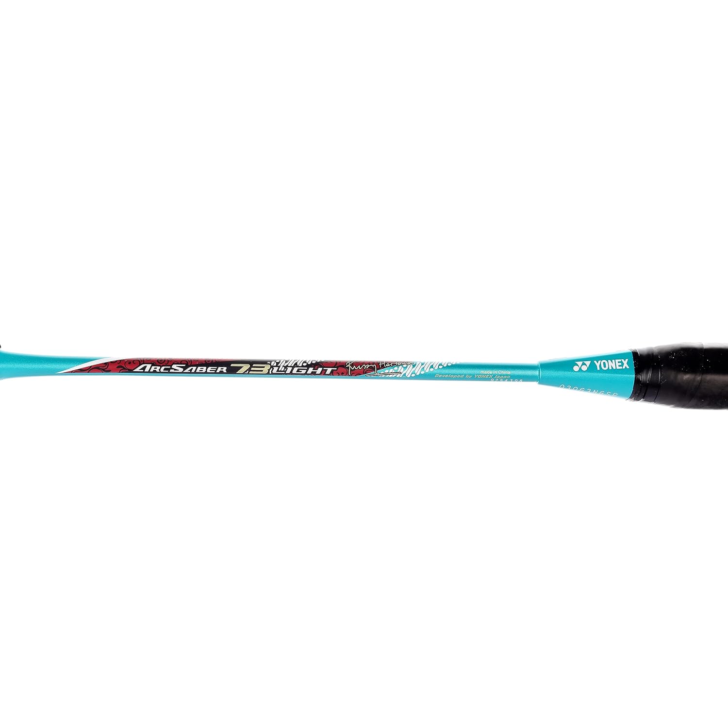 Yonex ARCSABER 73 LIGHT Badminton Racquet, 5u G4, Colour - Turquoise, Grip Size - 4 1/4 inches Yonex ARCSABER 73 LIGHT Badminton Racquet, 5u G4, Colour - Turquoise, Grip Size - 4 1/4 inches